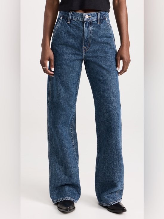 SLVRLAKE Denim - SLVRLAKE 28 Grace Double Seam Wide Leg Jeans Forbidden Love